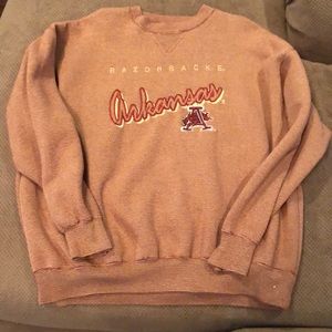 Arkansas Razorback sweater large